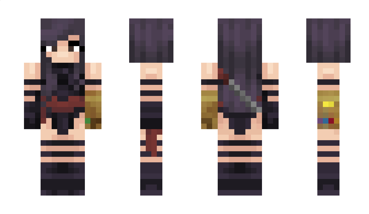 DarkPsylocke Minecraft Skin