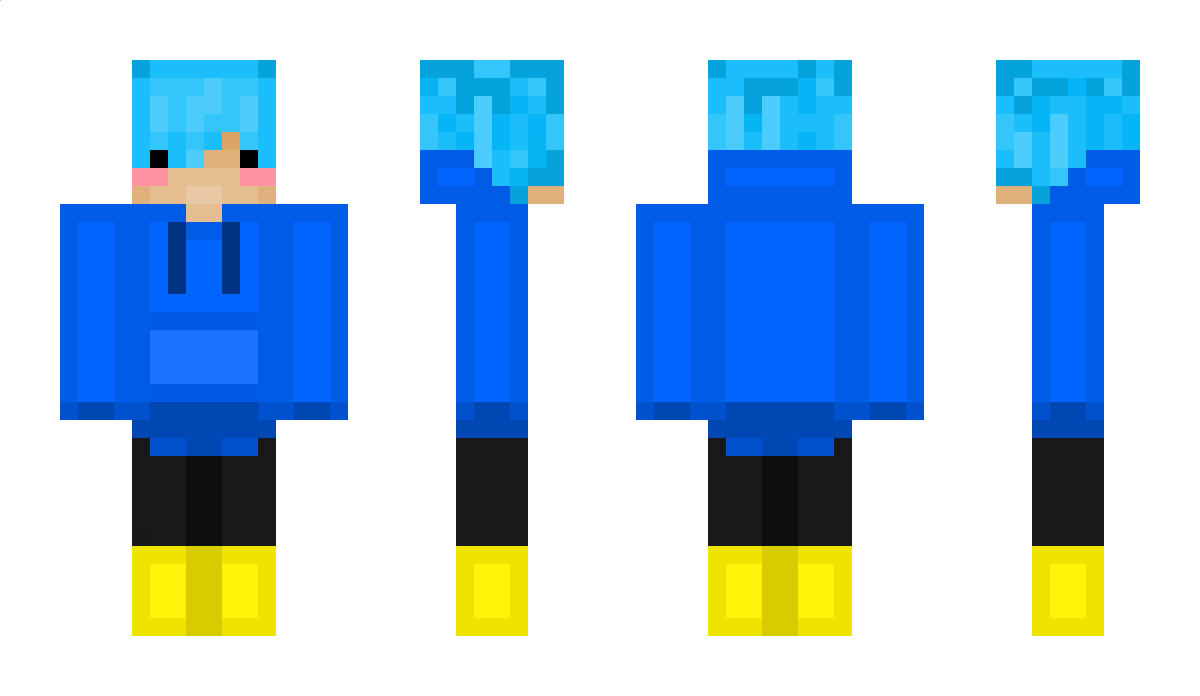 pwdrBlue Minecraft Skin