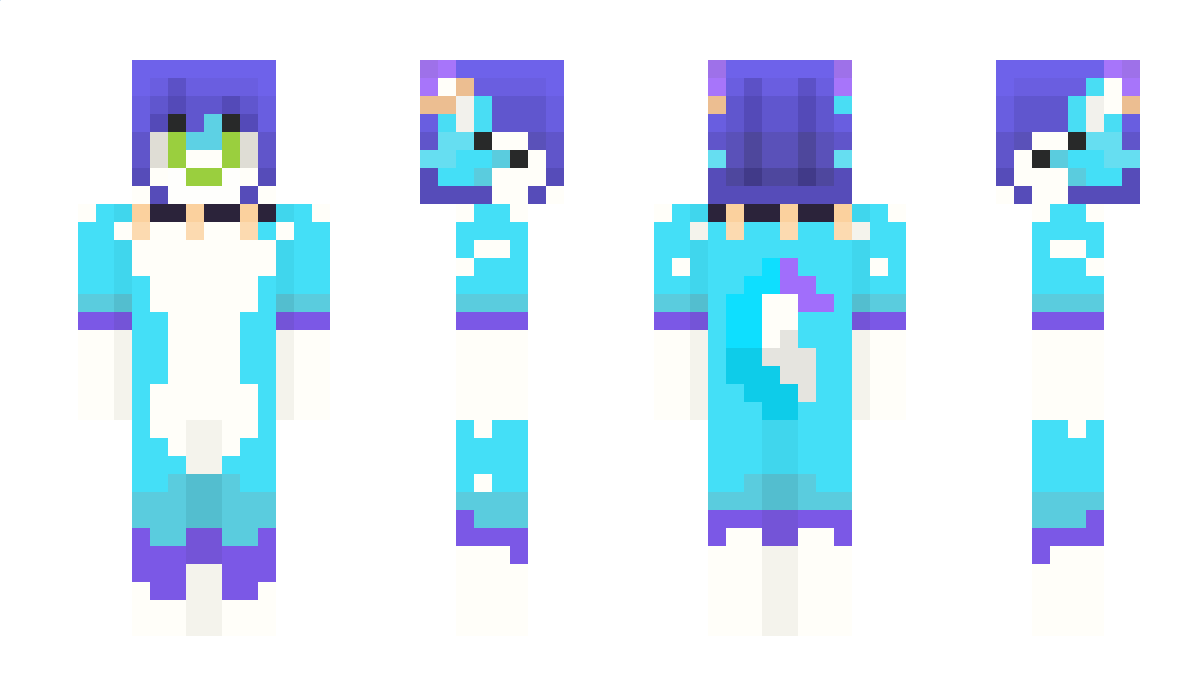 BlueFolf Minecraft Skin