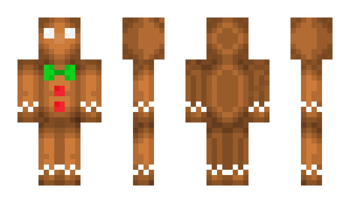 xGingerBreadMan Minecraft Skin