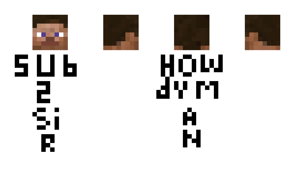 sirhowdymanYT Minecraft Skin