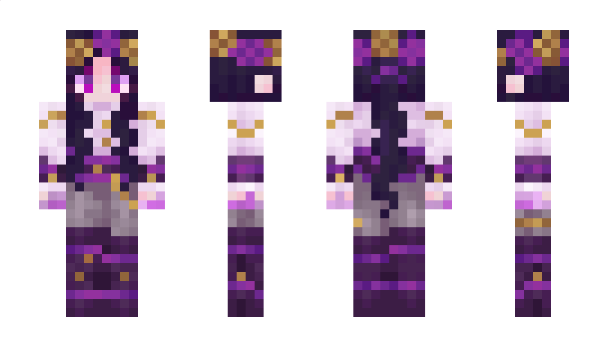 VenomRoseTV Minecraft Skin