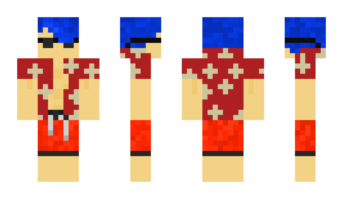 TheLuckyRedSword Minecraft Skin