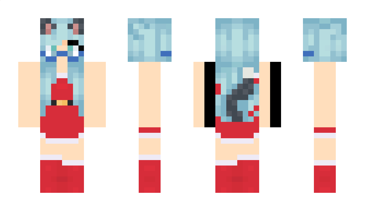 BluelightAmelia Minecraft Skin