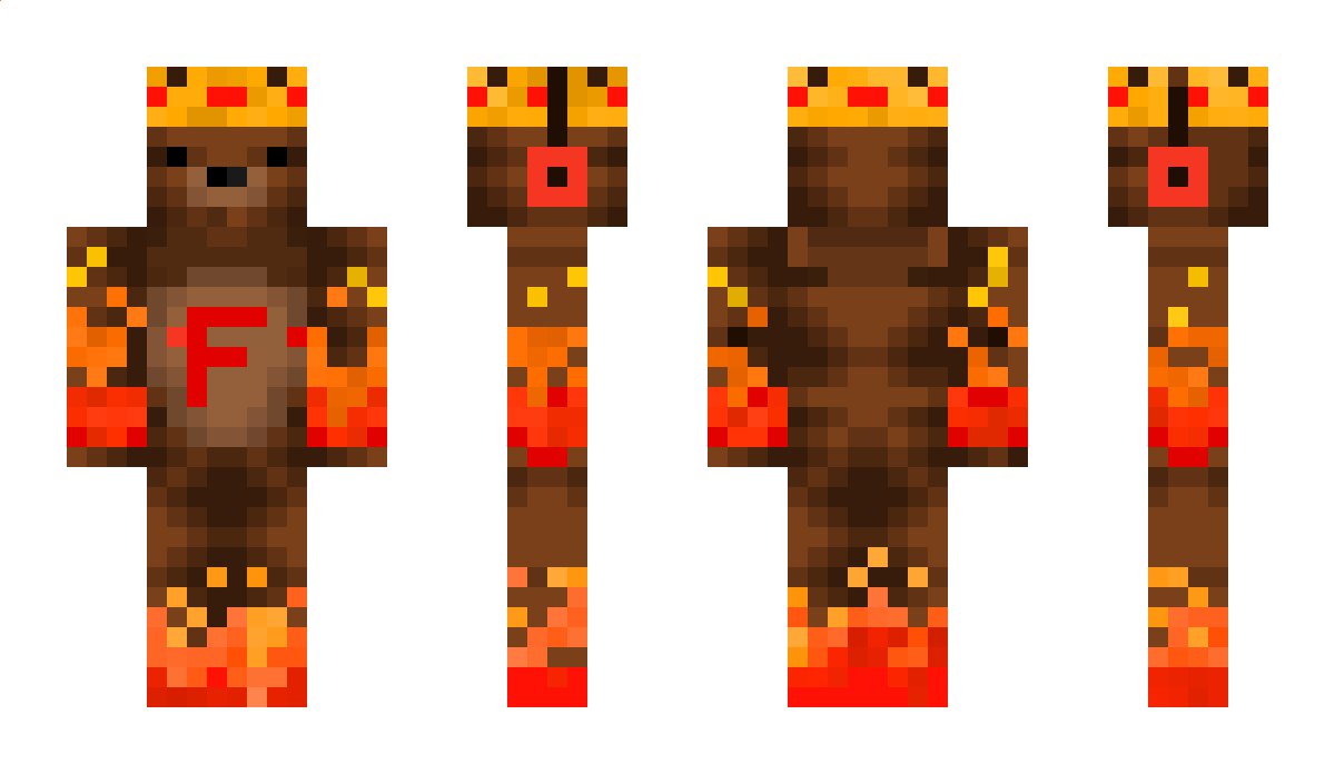 FlameBear Minecraft Skin