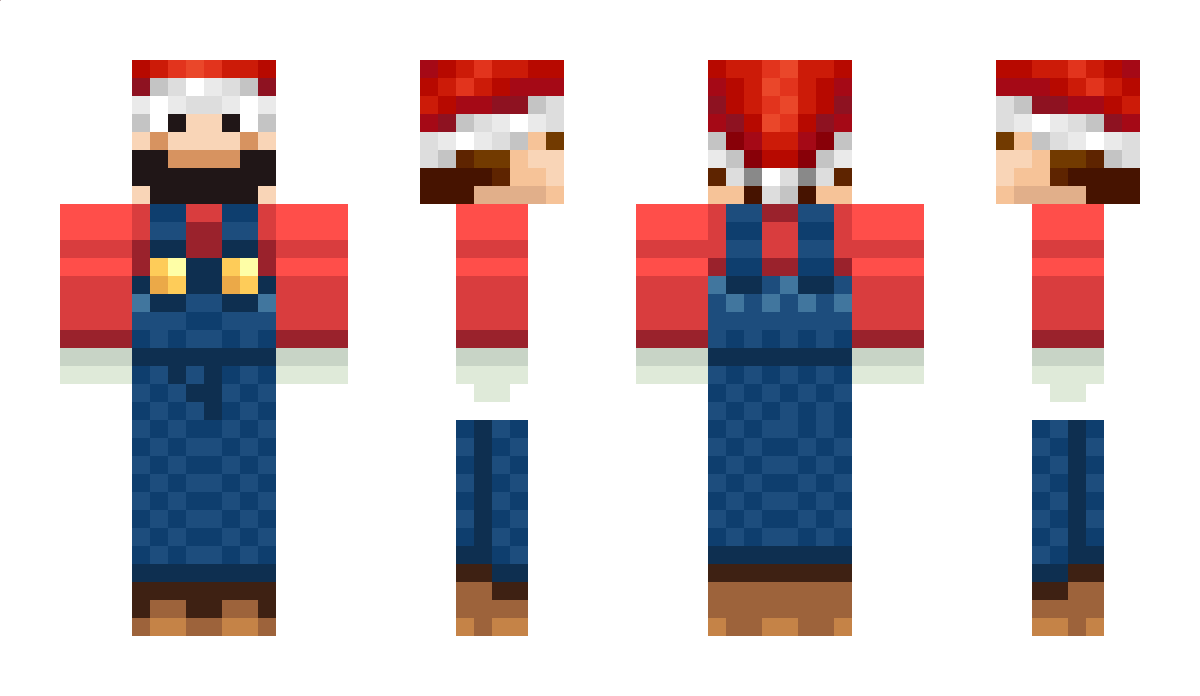 SuperMario Minecraft Skin