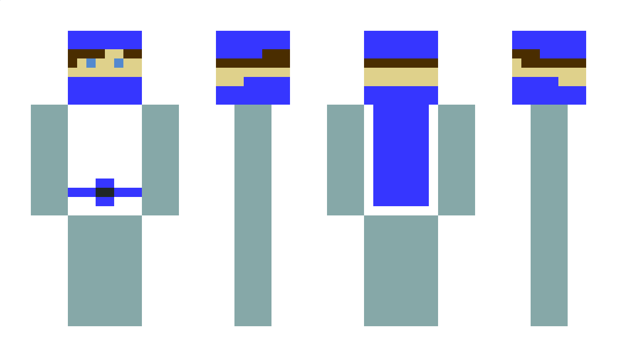 bluecap Minecraft Skin