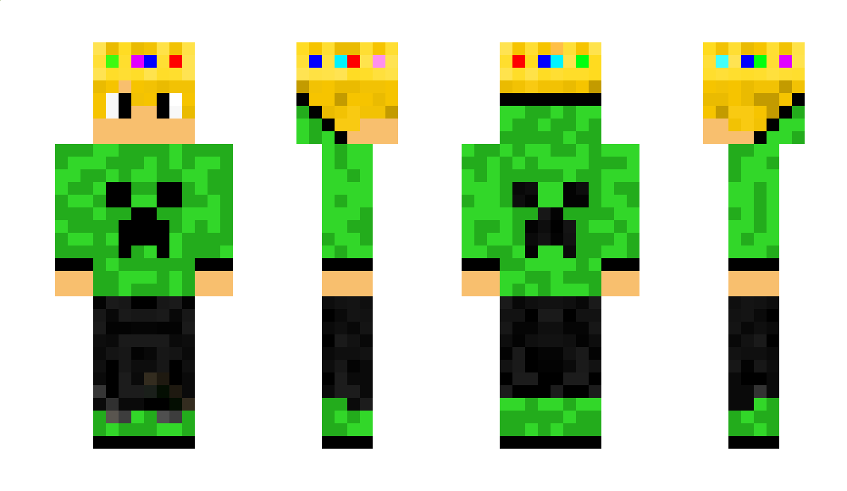 CreeperKingHD Minecraft Skin
