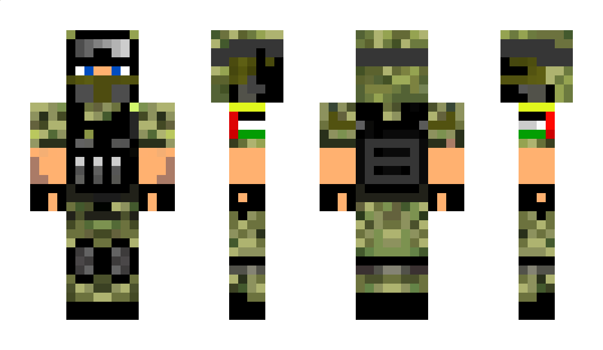 Hamas Minecraft Skin