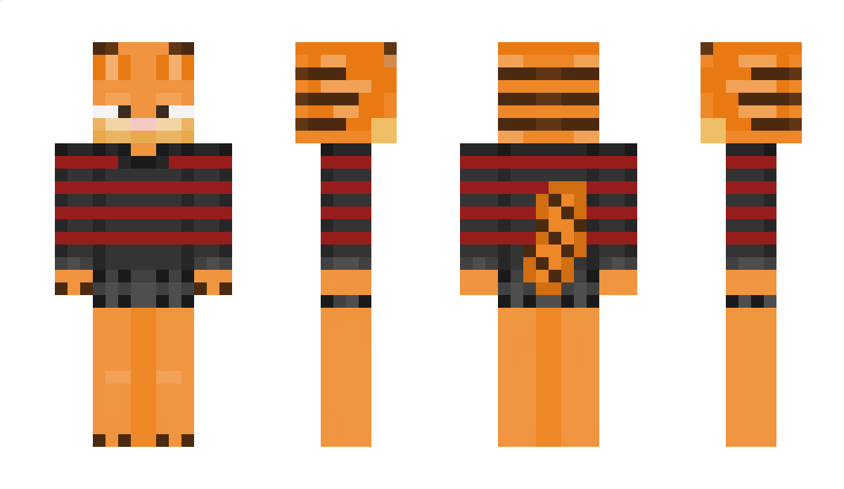 GarfieldInAHat Minecraft Skin