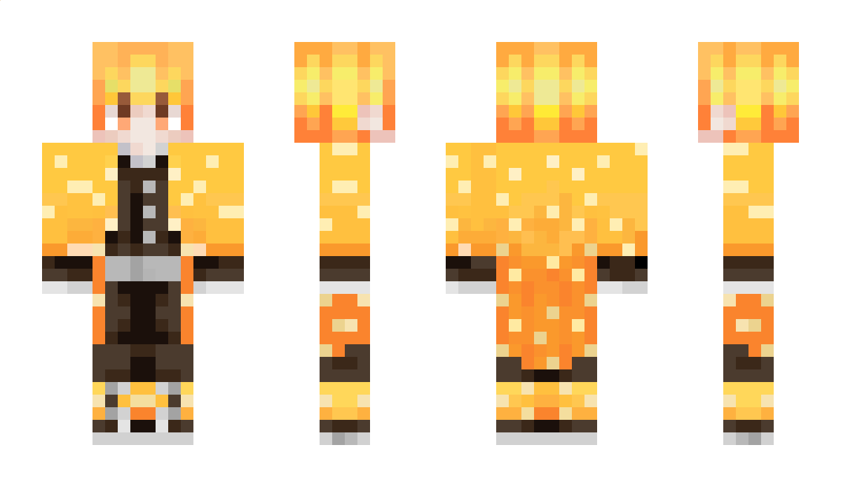 OrangeApocalypse Minecraft Skin