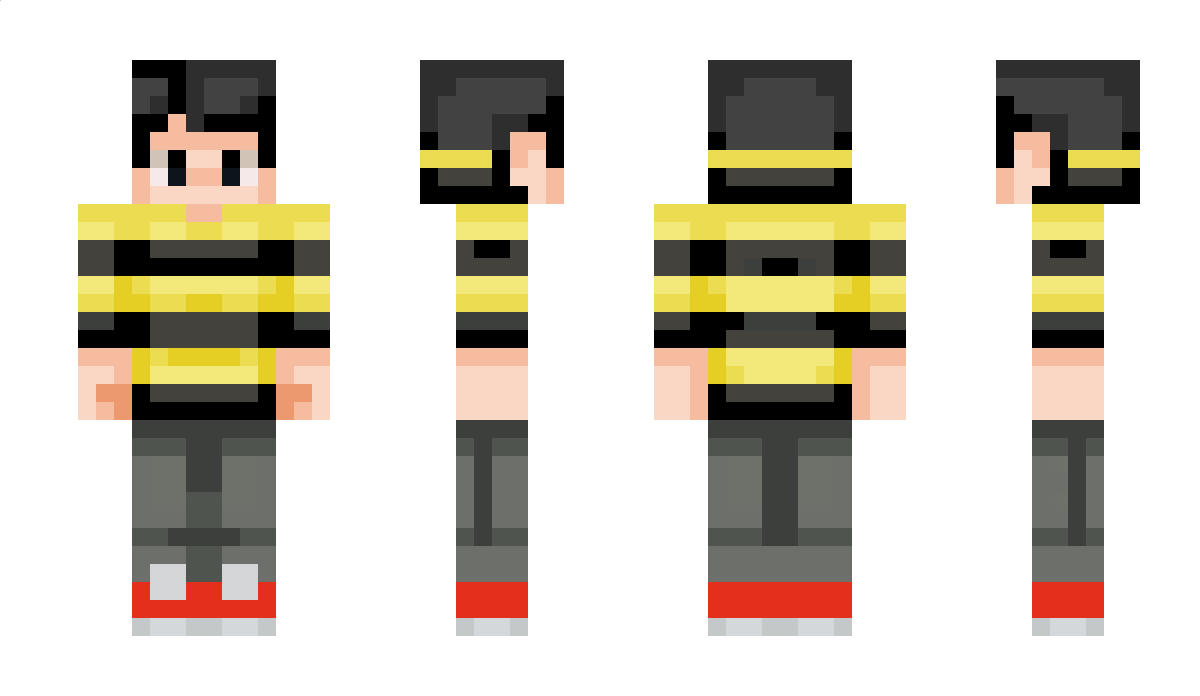 ItsJustBeeHD Minecraft Skin