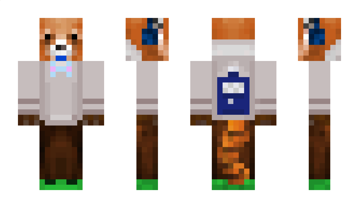 WiseRedPanda Minecraft Skin