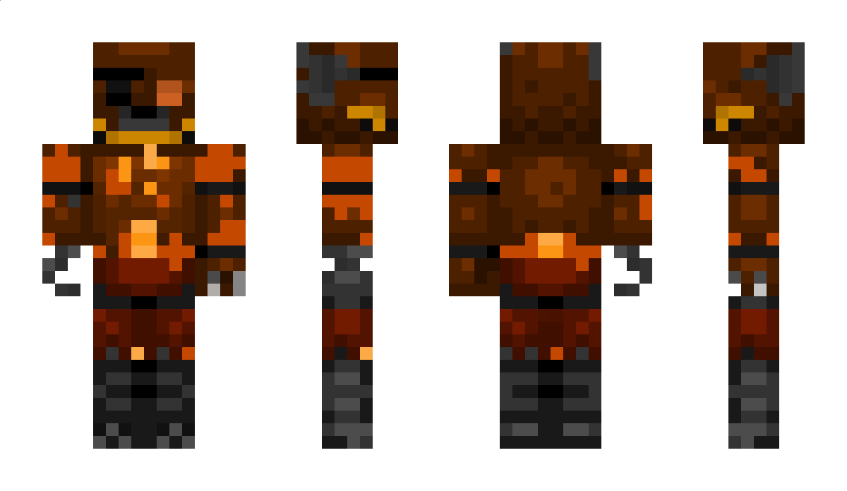 FoxyThePirateFox Minecraft Skin