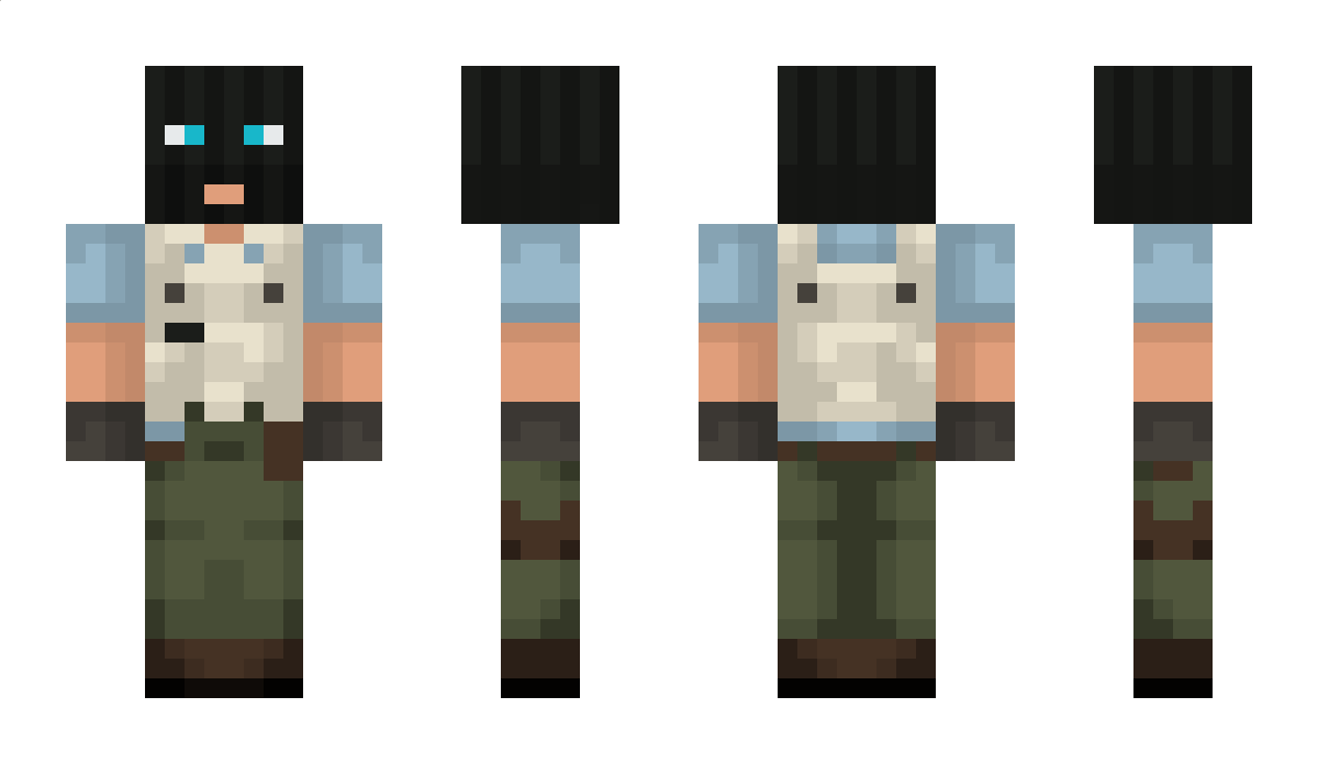 0numbers Minecraft Skin