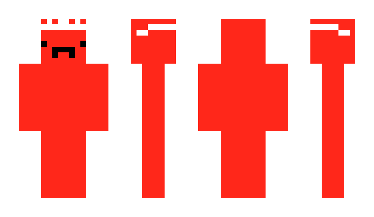 TwoMuchRed Minecraft Skin