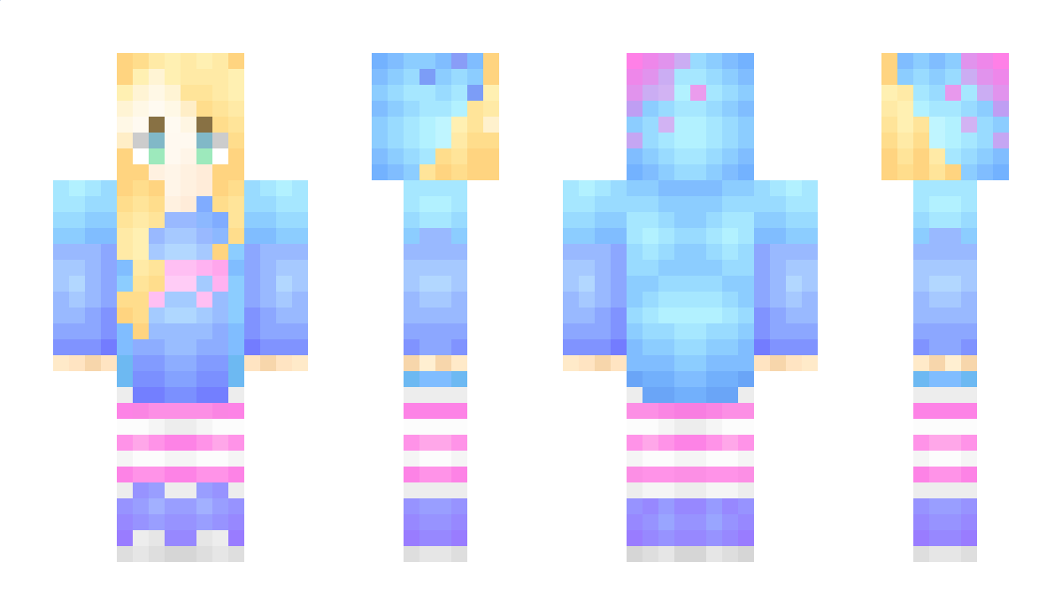 Rainbasorus Minecraft Skin