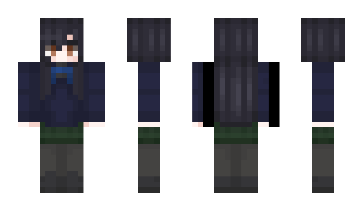 kuroyukihime Minecraft Skin