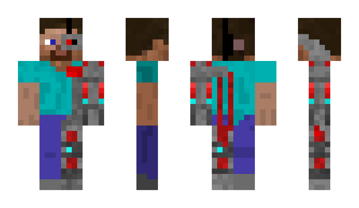 SteveCyborg Minecraft Skin