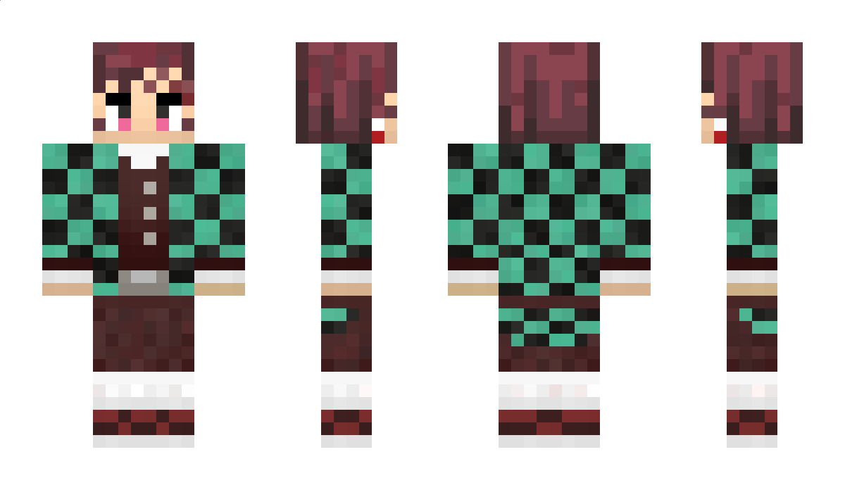 DemonTanjiro Minecraft Skin