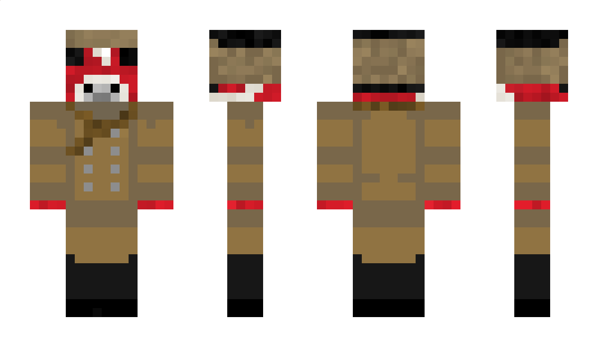 XsxRedNinja Minecraft Skin