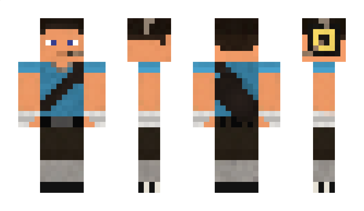 BluScout Minecraft Skin