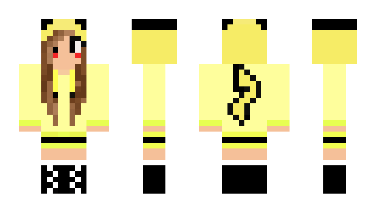 Pokegirl Minecraft Skin