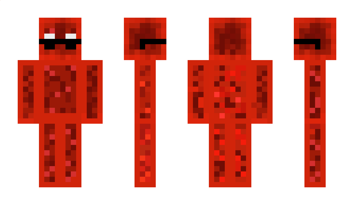 aredblock Minecraft Skin