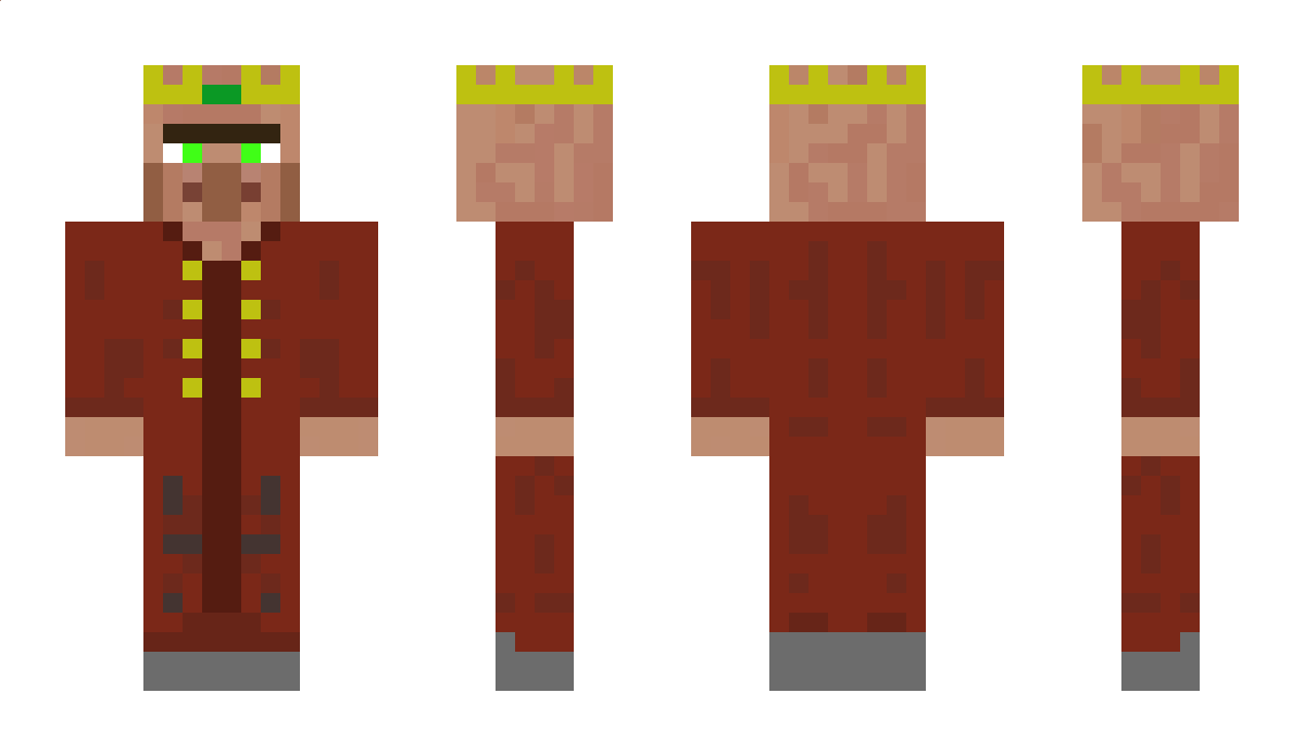 villagerking Minecraft Skin