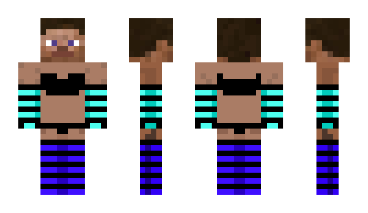 FemboyEnderMan Minecraft Skin