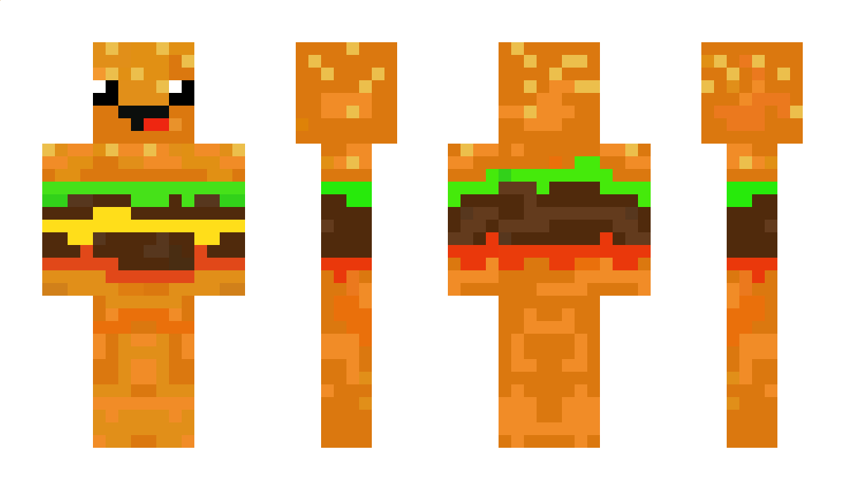 Ahamburgergod Minecraft Skin