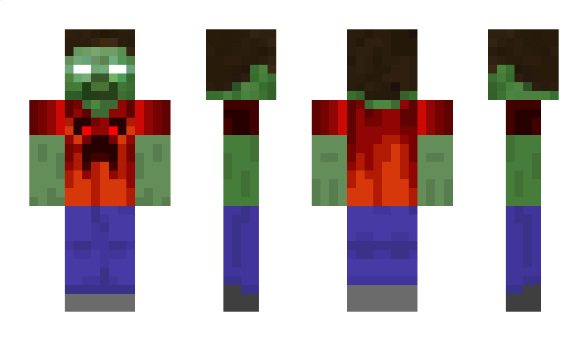 Zombie_Herobrine Minecraft Skin