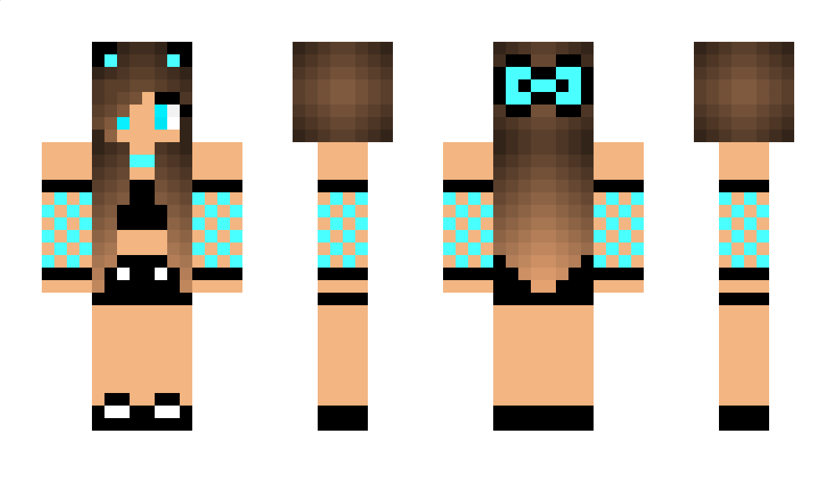 NeonFluff Minecraft Skin