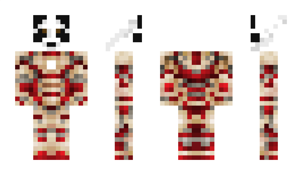 RecklessPanda Minecraft Skin