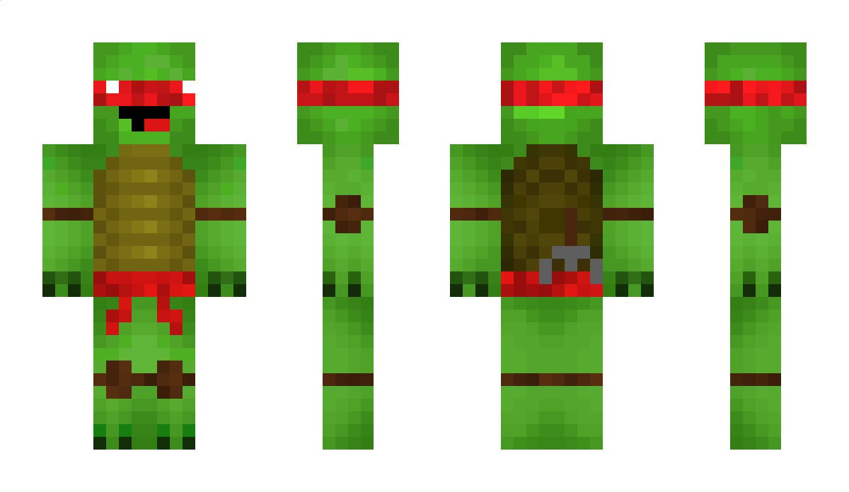 Sensored Minecraft Skin