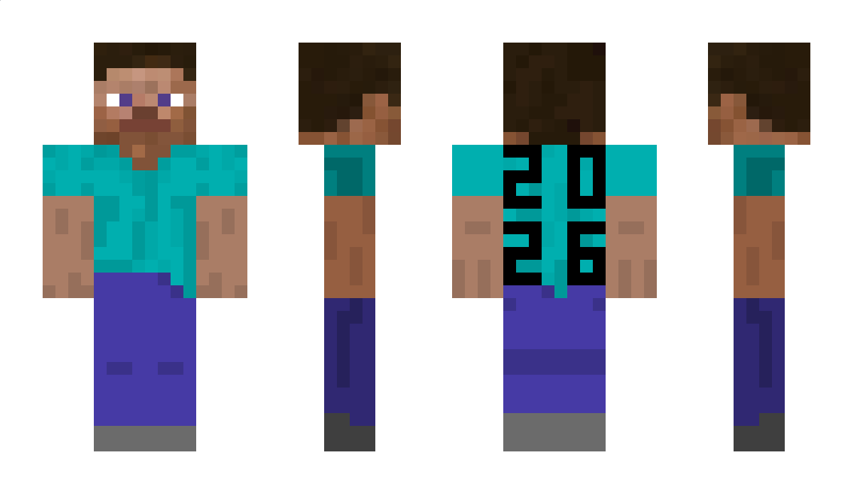 HappyNewYear2026 Minecraft Skin