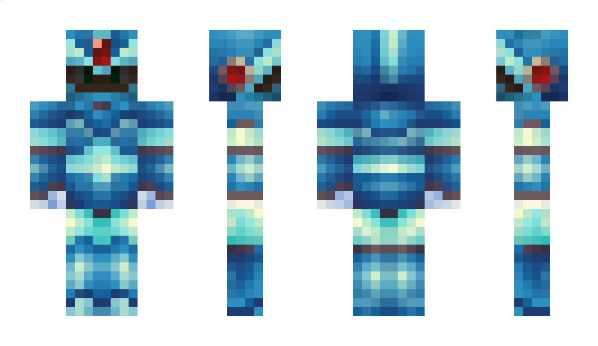 CubeMegaManX Minecraft Skin