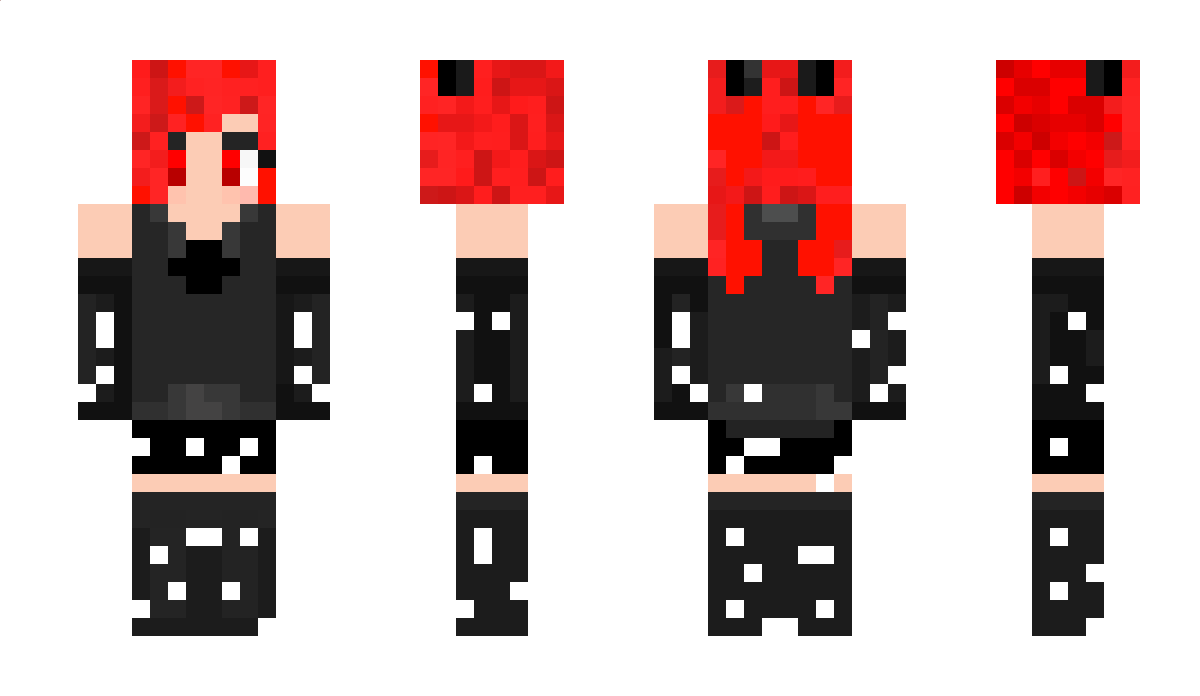 RedMiku Minecraft Skin