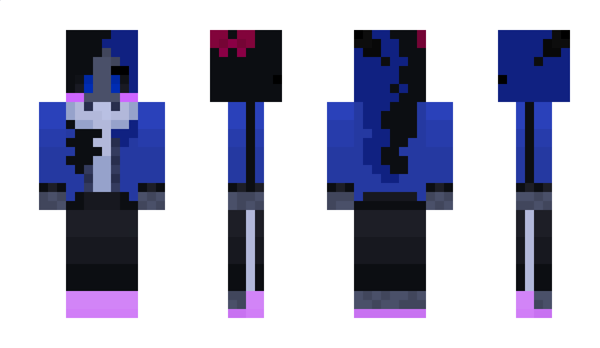 BlueGirlZero Minecraft Skin