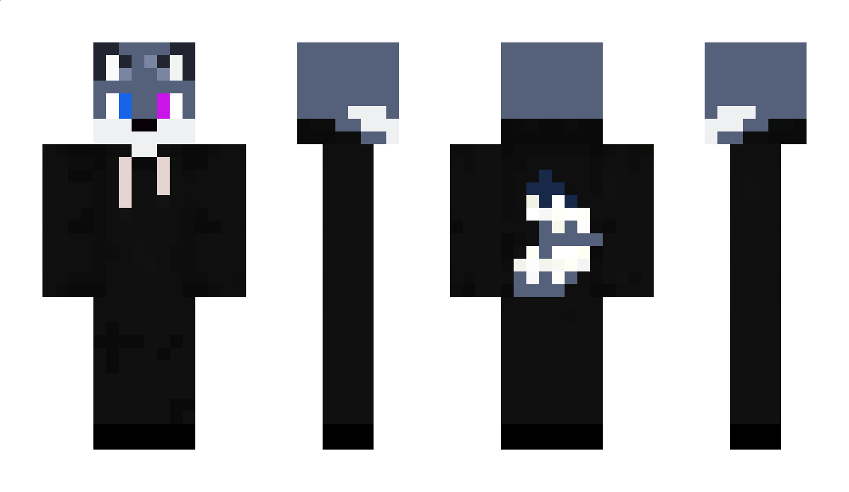 SkeleMew Minecraft Skin