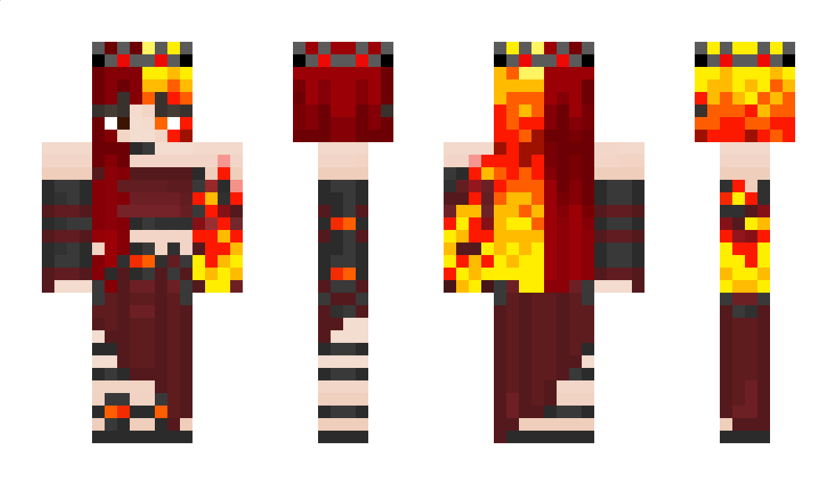 FireQueenMomo Minecraft Skin