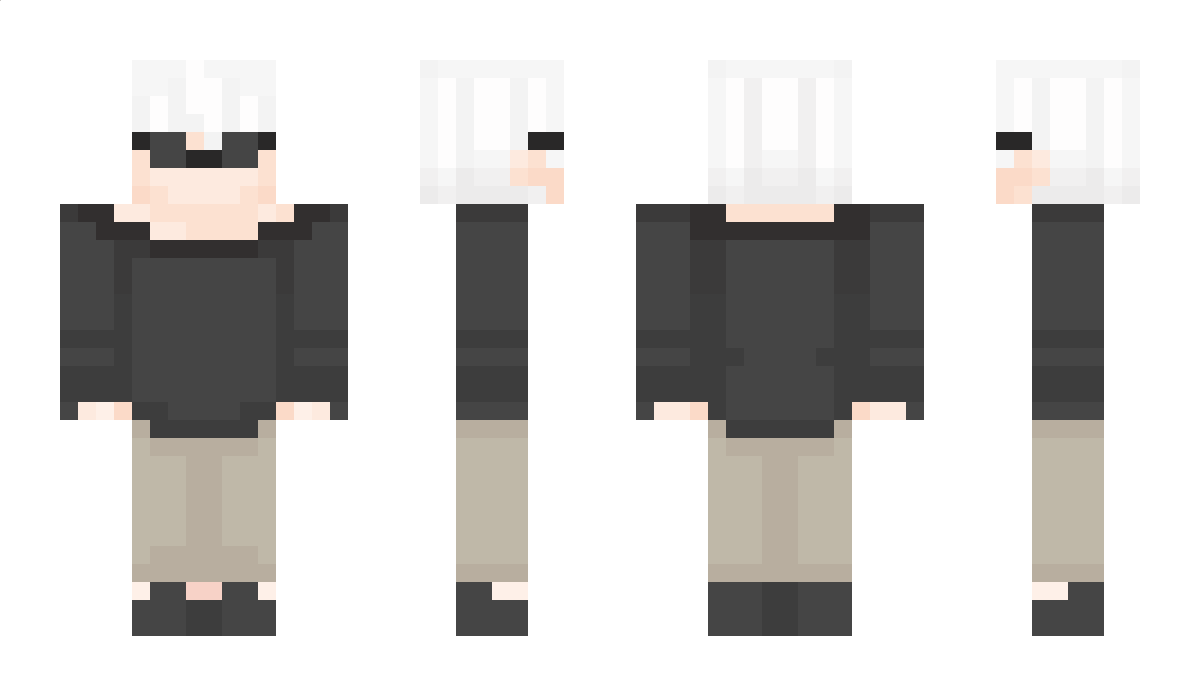 Gojo Satoru Minecraft Skin — Skinmc