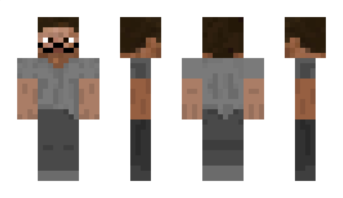 MustacheSteve Minecraft Skin