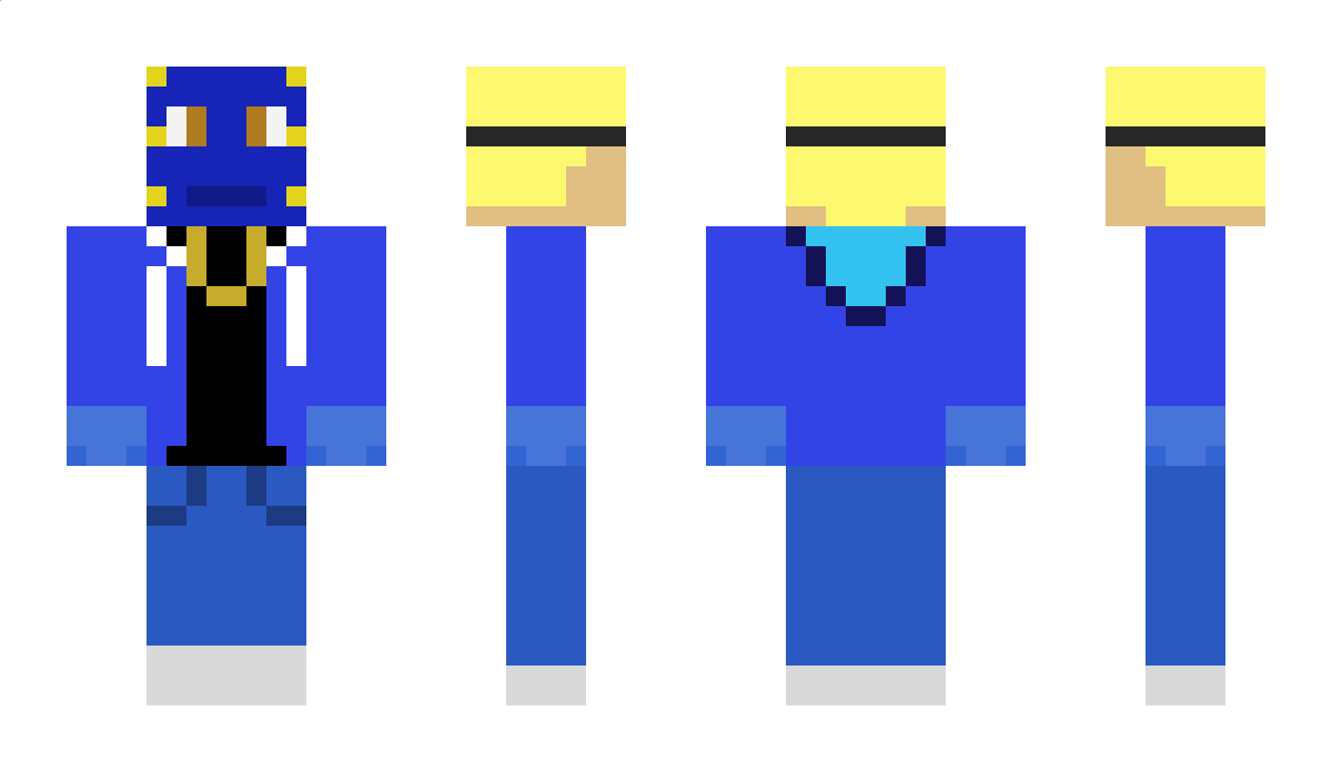 BlueFacedGamer Minecraft Skin