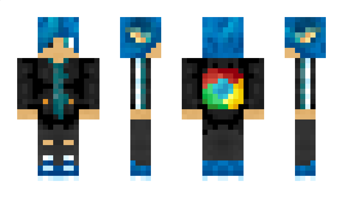 CosmicChrome Minecraft Skin