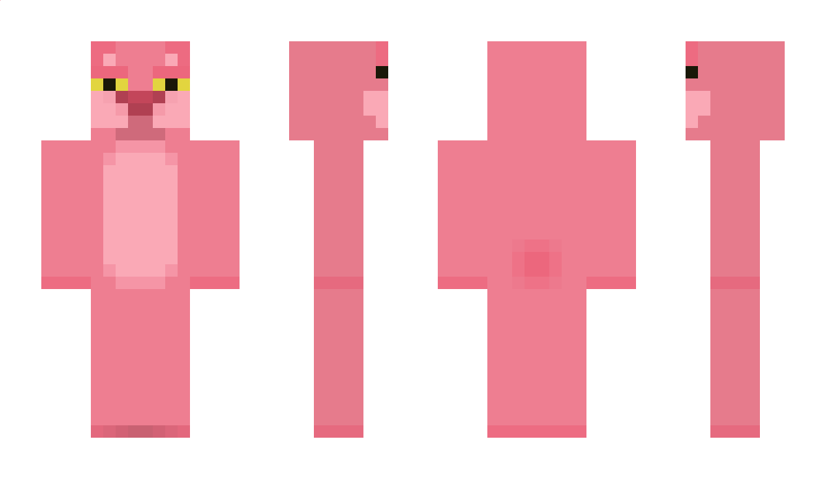 PinkPanther Minecraft Skin