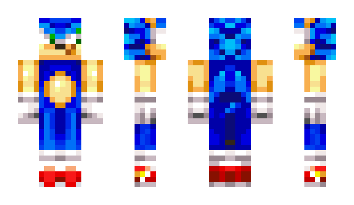 SONlCtheHEDGEHOG Minecraft Skin