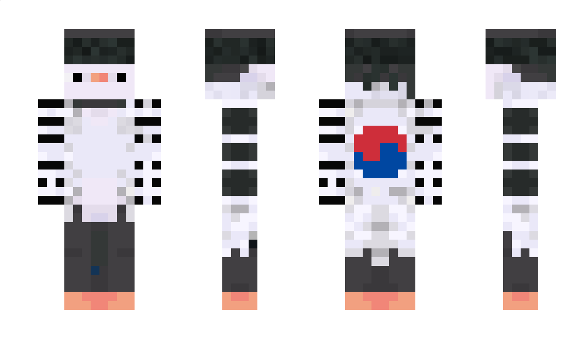 HalfKoreanese Minecraft Skin