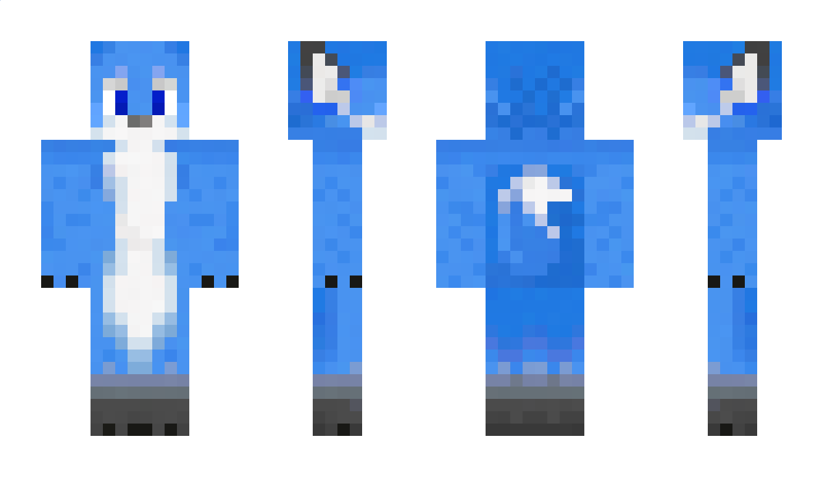 KiroTheBlueFox Minecraft Skin