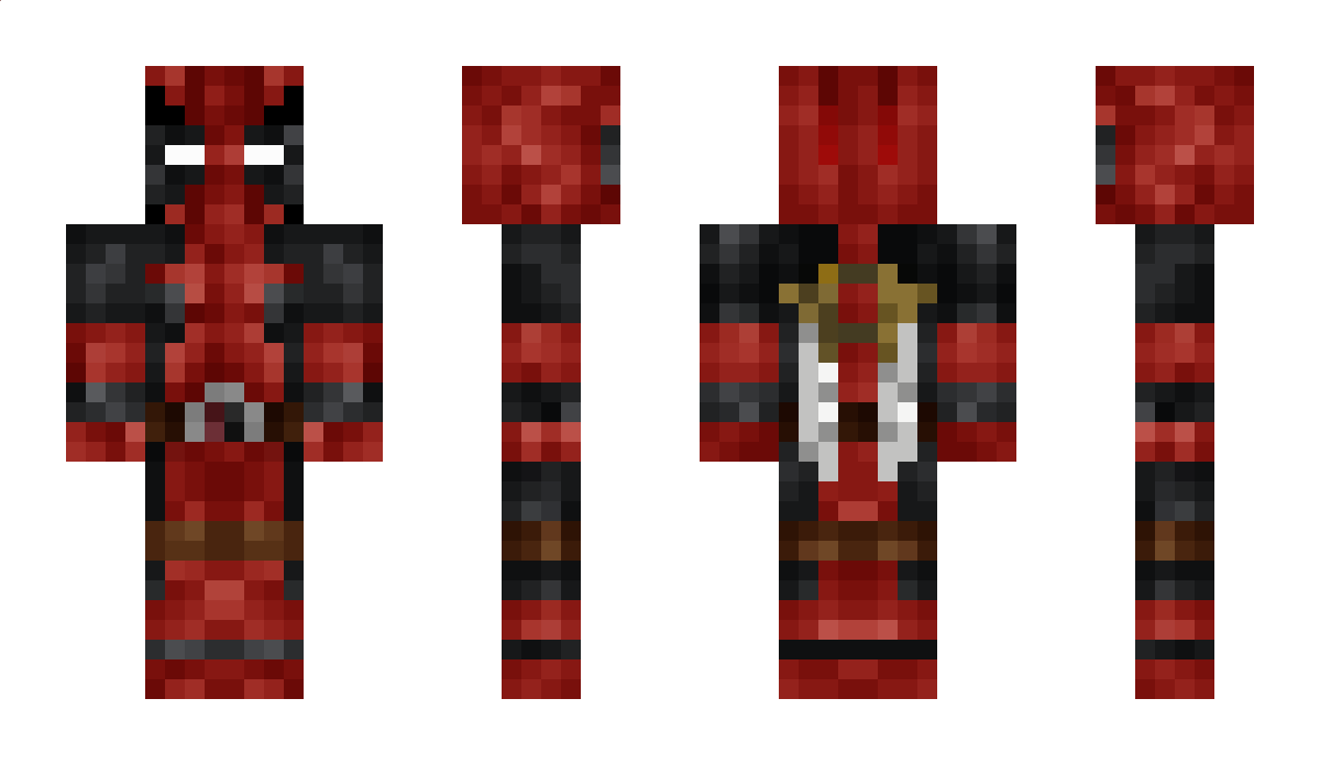 Deadpool04 Minecraft Skin